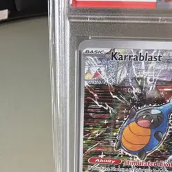 Pokemon TCG Karrablast Sv: Black Bolt Illustration Rare Holo 094/086 PSA 9 - Image 3