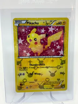 2013 Pokemon RC7/RC25 Pikachu Legendary Treasures Holo Radiant Collection LP - Image 1