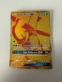 Pokemon Tapu Bulu GX Full Art Holo Card SV91/SV94 Hidden Fates - Image 1