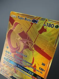 Pokemon Tapu Bulu GX Full Art Holo Card SV91/SV94 Hidden Fates - Image 2