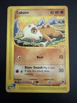 Pokemon TCG Cubone Expedition Base Set 103/165, Regular Common Card - Image 1