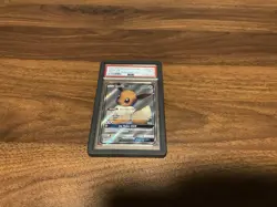 2020 POKEMON SM BLACK STAR PROMO TAG TEAM POWERS COLL #SM242 EEVEE GX PSA 9 - Image 1