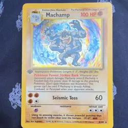 Pokemon TCG Holo Card Lot Ditto Machamp Vaporeon Wigglytuff Moltres 1st Ed 1999 - Image 3