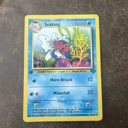 Pokemon TCG Seaking Jungle #46/64 WOTC Vintage 1999 1st Edition - Image 1