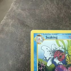 Pokemon TCG Seaking Jungle #46/64 WOTC Vintage 1999 1st Edition - Image 2