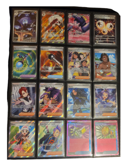 Pokemon Binder Collection 200+ Mixed Cards SIR, IR, V, EX, Promo + 7 Jumbo Cards - Image 3