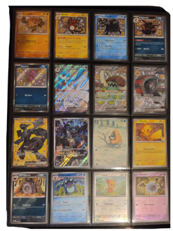 Pokemon Binder Collection 200+ Mixed Cards SIR, IR, V, EX, Promo + 7 Jumbo Cards - Image 5