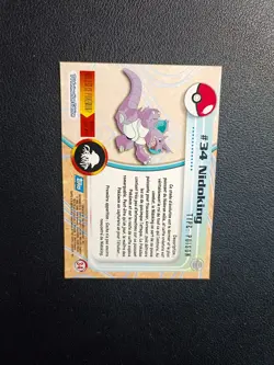 Carte Pokemon Topps #34 Nidoking FR - Image 2
