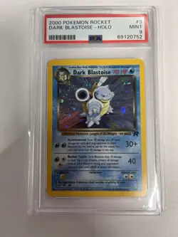 🔥 2000 Pokemon Team Rocket Dark Blastoise Holo #3 PSA 9 MINT 🔥 - Image 1