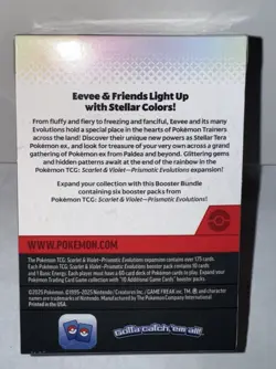 Pokemon TCG SV Prismatic Evolutions Booster Bundle Pokemon Center [SEALED] - Image 2