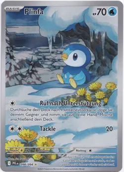 Pokemon Plinfa Illustration Rare Fatale Flammen 098/094 NM Deutsch - Image 1