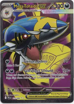 Pokemon Mega-Tohaido ex Full Art Fatale Flammen 113/094 NM Deutsch - Image 1