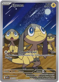Pokemon Eguana Illustration Rare Mega-Entwicklung 143/132 NM Deutsch - Image 1