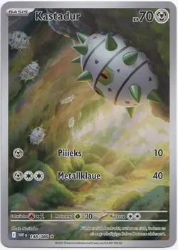 Pokemon Kastadur Illustration Rare Weiße Flammen 148/086 NM Deutsch - Image 1