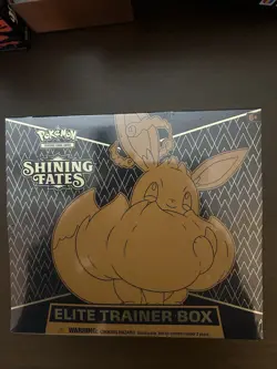 Pokemon TCG Shining Fates Elite Trainer Box Booster Promo Eevee - Image 1