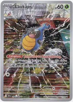 Pokemon Laukaps Illustration Rare Schwarze Blitze 094/086 NM Deutsch - Image 1