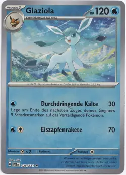 Pokemon Glaziola Pokeball Reverse Prismatische Entwicklungen 025/131 NM DE - Image 1