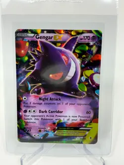 Pokemon Gengar EX Ultra Rare Holo 170 HP XY Phantom Forces 34/119 - Image 1