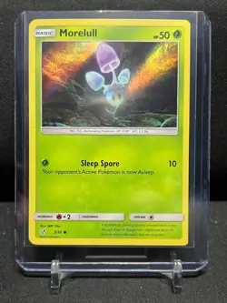 Morelull 3/18 Holo Pokemon 2019 Detective Pikachu - LP - Image 1