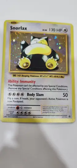 Snorlax - XY179 - Holo Promo Pokemon XY Pokemon NM 2016 - Image 1