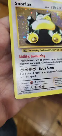 Snorlax - XY179 - Holo Promo Pokemon XY Pokemon NM 2016 - Image 5