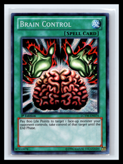 Yugioh Brain Control LCYW-EN074 1st Edition Secret Rare NM - Image 1