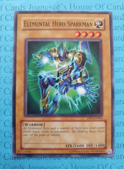 DP1-EN004 Elemental HERO Sparkman Yu-Gi-Oh Card Unlimited Edition - Image 1