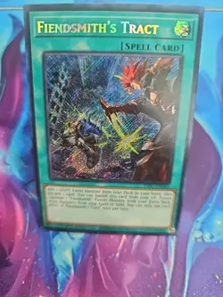 Yu-Gi-Oh! TCG Fiendsmith's Tract Secret Rare 1st Edition INFO-EN061 - Image 1