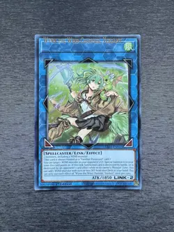 YuGiOh! Wynn, The Wind Charmer RA03 - Error Misprint Name Shift Near Mint 1st Ed - Image 1