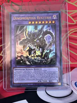 Yugioh Dinomorphia Rexterm DIFO-EN038 Ultra Rare 1st Edition Near Mint - Image 1