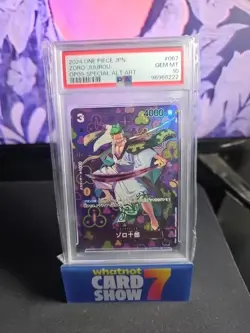 PSA 10 Zoro-Juurou SP OP05-067 R Emperors in the New World OP09 ONE PIECE Card - Image 1
