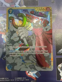 One Piece Sogeking OP03-122 SEC Secret Rare Pillar of Strengths - Image 1