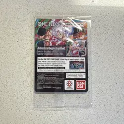 Bandai Monkey.D.Luffy US Voyage Promo Full Art Holo One Piece CCG Character Card - Image 2