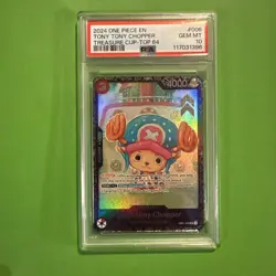 One Piece CCG Tony Tony.Chopper Treasure Cup Top 64 EB01-006 PSA 10 Gem Mint - Image 1