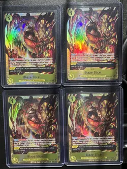 Blaze Slice OP07-116 Premium Best Selection Vol. 5 ONE PIECE TCG NM PLAYSET - Image 1