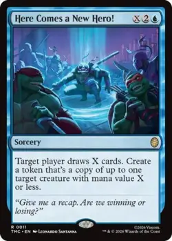 ~ Here Comes a New Hero! ~ NM ~ Commander: Teenage Mutant Ninja Turtles ~ MTG ~ - Image 1