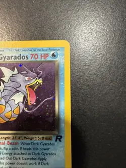 Pokemon TCG Dark Gyarados Holo Rare Card 8/82 Prerelease - Image 4