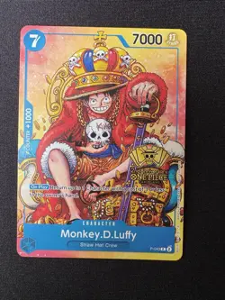 Monkey.D.Luffy (2nd Anniversary Stamped Promo) P-043 One Piece Promotion Card - Image 1