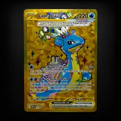 Pokemon TCG SV: Scarlet & Violet Promo Cards Lapras ex #164 Promo NM - Image 1