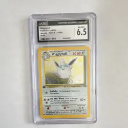 Pokemon Wigglytuff CGC 6.5 Jungle 1st Edition Holo Rare 16/64 1999 Card - Image 1