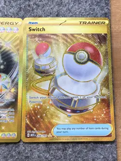 Pokemon TCG Hyper Rare Gold 3Card Lot NM - Image 4
