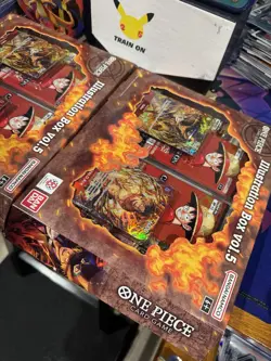 One Piece Card Game TCG Illustration Box Lot Of 2 Sealed with blister pack - Image 2