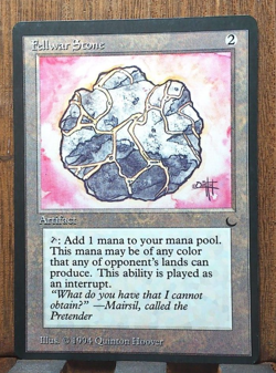 MTG🎇 Fellwar Stone (The Dark Regular) LP / NM - Really nice vintage card. - Image 1