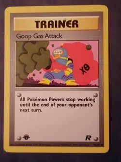 Pokemon Card Team Rocket 1st Edition Regular Finish Goop Gas Attack 78/82 - Image 1