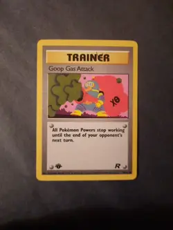 Pokemon Card Team Rocket 1st Edition Regular Finish Goop Gas Attack 78/82 - Image 4