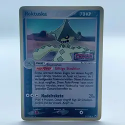 Pokemon TCG Karte - Noktuska 27/108 Ex power Keepers Stamp Holo Deutsch Exc - Image 1