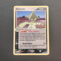 Pokemon TCG Karte - Noktuska 27/108 Ex power Keepers Stamp Holo Deutsch Exc - Image 3