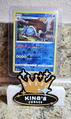 Pokemon 3 Card Pokemon GO Reverse Holo Lot Venusaur/Charizard/Blastoise N/M - Image 5