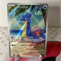Misty's Lapras 194/182 Sv10: Destined Rivals Holo Pokemon Card (read disc) - Image 1