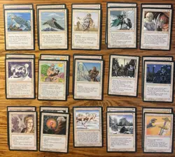 MTG: Vintage ‘95 Ice Age 55 White Card Lot - Magic the Gathering - Image 1